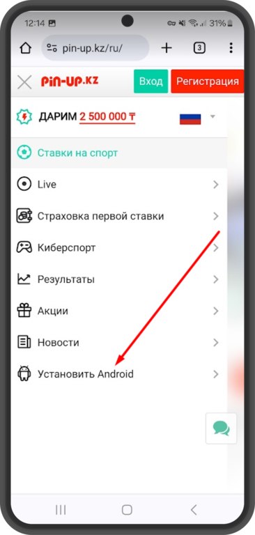 Мобильное приложение Пин Ап
